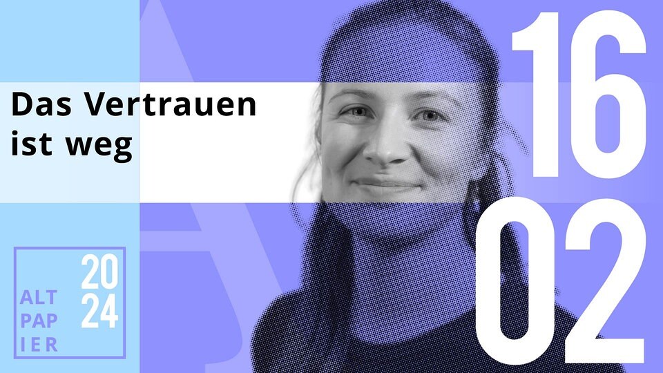 Kolumne Das Altpapier am 16. Februar 2024 Das Vertrauen ist weg MDR.DE