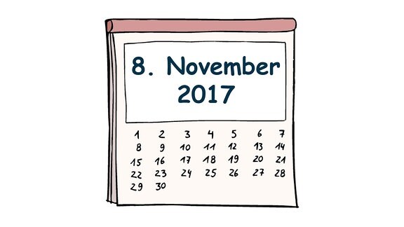 Kalender-Monat30 - achter November