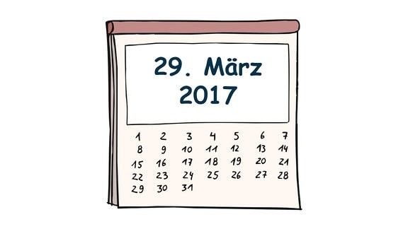 Kalender-Monat30 - neunundzwanzigster März