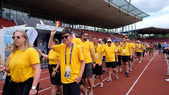Im Vorfeld der Special Olympics ist Kassel für die Delegation von Sportlerinnen und Sportlern aus Slowenien vier Tage lang Host Town.