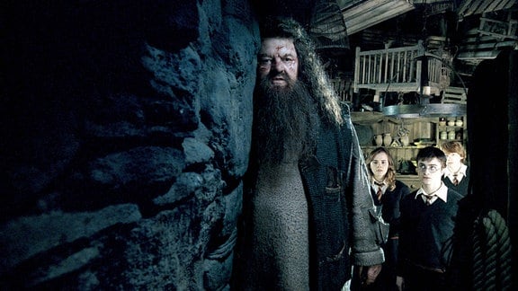 Hagrid (Robbie Coltrane) aus einer Harry Potter Verfilmung, 2007