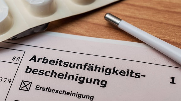 Arbeitsunfähigkeitsbescheinigung - Krankenschein in Deutschland