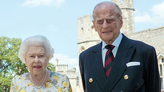 Königin Elisabeth II. von Großbritannien und Prinz Philip, Herzog von Edinburgh.