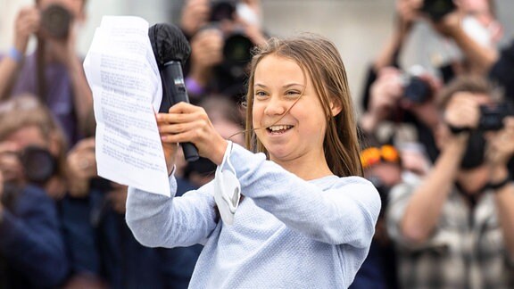 Aktivistin Greta Thunberg 