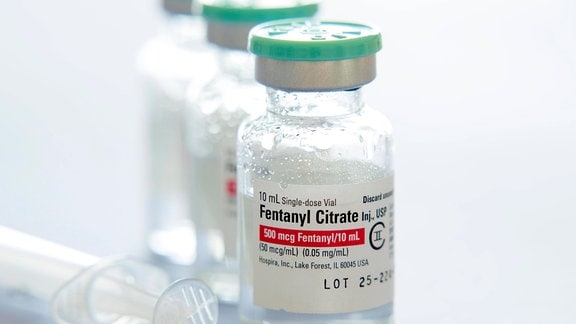 Fentanyl-Zitrat-Fläschchen