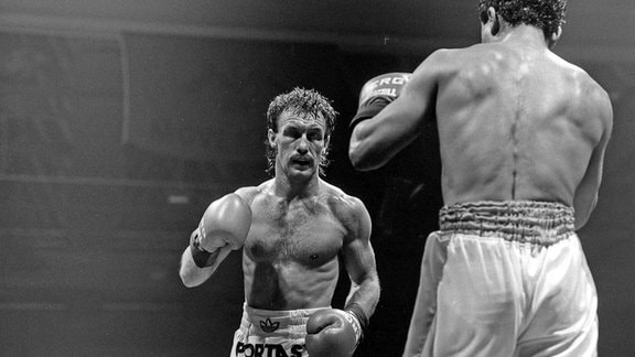 Boxkampf, Rene Weller gegen Jose Maillot, 1988 in Stuttgart