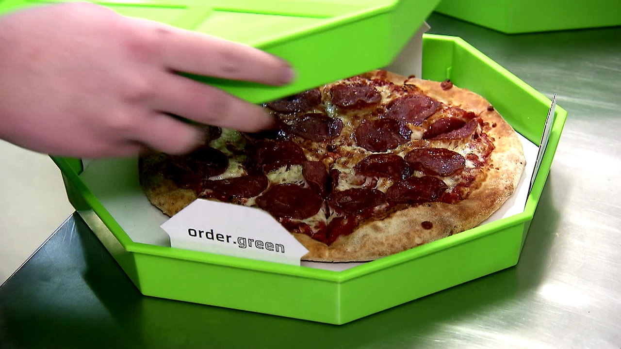 tragbare Zchui Pizzatasche isoliert für die Lieferung von Lebensmitteln zum Mitnehmen langlebige Box Pizza-Box Lieferung freie Größe Rot Schwarz 