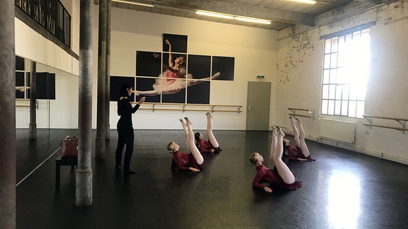 Das Internationale Choreografische Zentrum Leipzig (ICZ) unter Leitung von Montserrat León auf dem Gelände der Leipziger Baumwollspinnerei