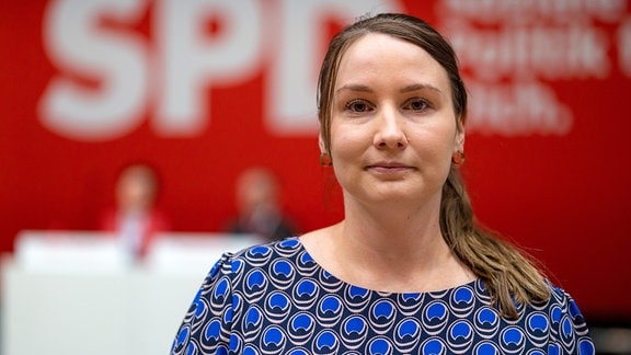 Katharina Schenk (SPD), stellv. Landesvorsitzende der SPD Thüringen, Staatssekretärin im Thüringer Ministerium für Inneres und Kommunales 