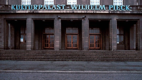 Kulturpalast Wilhelm Pieck in Bitterfeld.