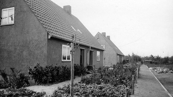 Danziger Dorf in Magdeburg, aufgenommen: 1937 
