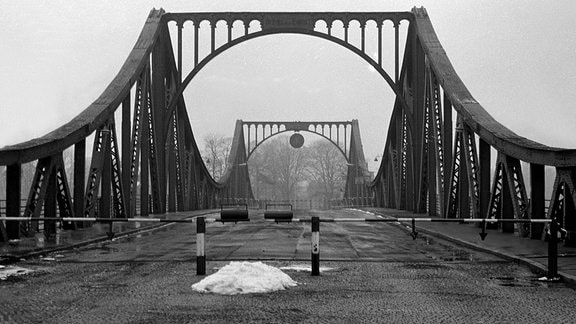 Glienicker Brücke - 1978 Grenze von Berlin nach Potsdam.