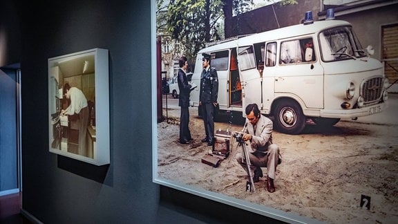 Fotos im Stasi-Museum
