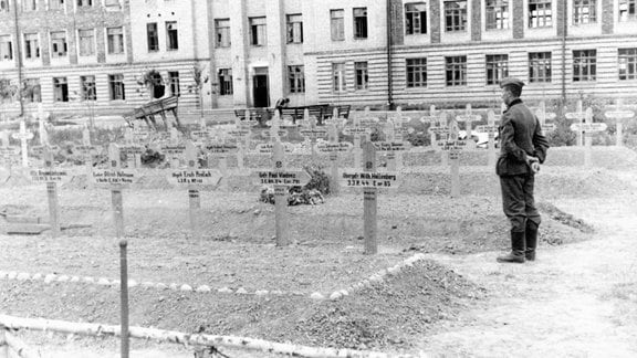 Deutscher Soldatenfriedhof in der Sowjetunion 1941