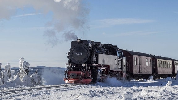 Brockenbahn im Winter