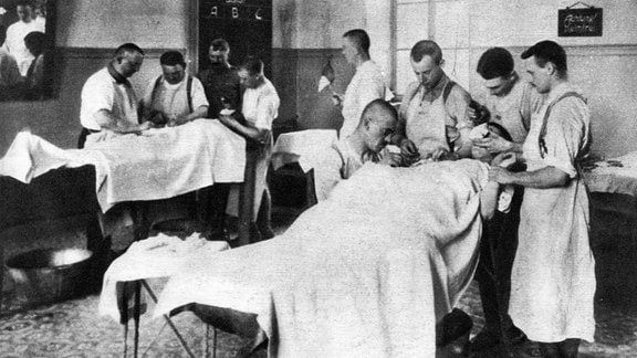 Erster Weltkrieg, Krankenhaus