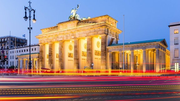 Brandenburger Tor bei Nacht