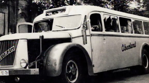 Hanomag Bus ca. 1960 in Neugehrsdorf