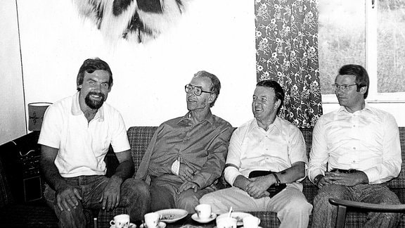 G. Birkenmeier, W. Kirmse, D. Reißig und k. Nissler in Gondar