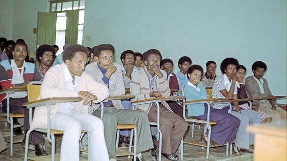 Studenten während der Vorlesung