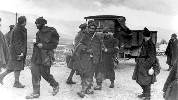 Italienische Kriegsgefangene 1940 in Griechenland