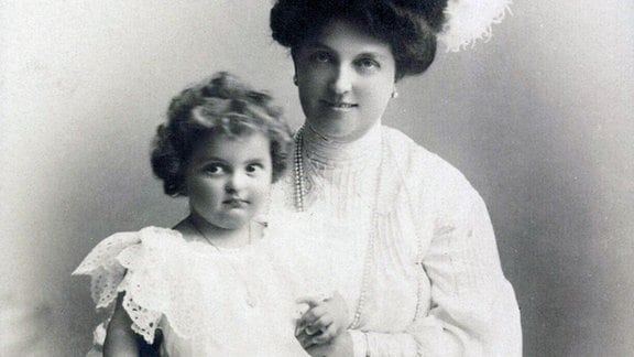 Prinzessin Luise von Österreich-Toskana mit Monica Pia.