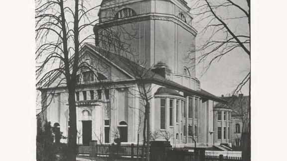 Synagoge in Görlitz (historische Aufnahme)