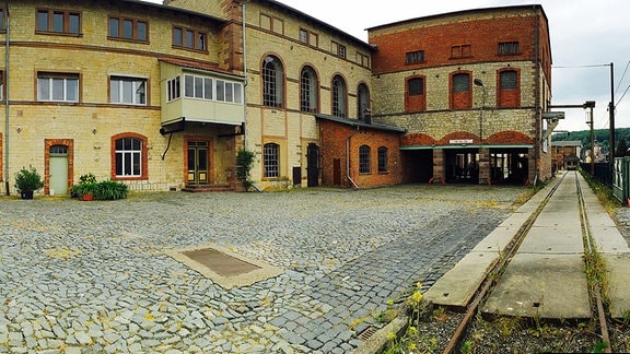 Die Zuckerfabrik in Oldisleben.