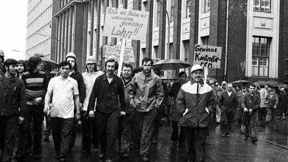 Der spontane, wilde Streik bei Felten & Guilleaume 1973.