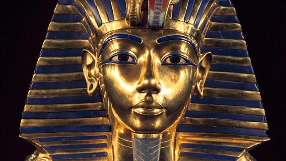 Die Totenmaske des Tutanchamun.