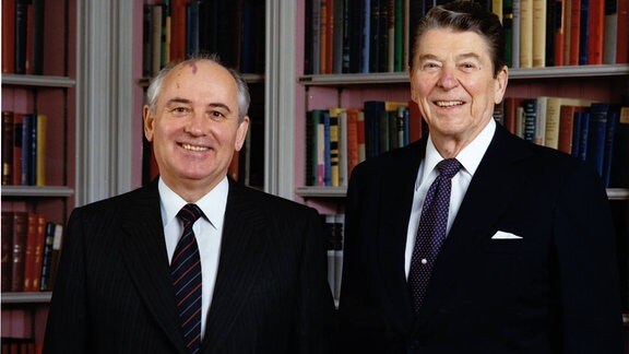 Gorbatschow und Reagan 