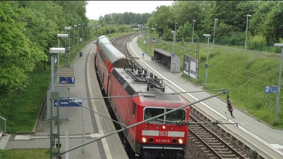 S-Bahn Station in Halle/Saale