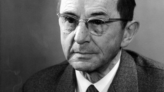 Der Schriftsteller Bruno Apitz, 1975