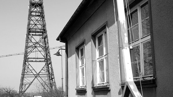 Sendemast in Gleiwitz, 2004