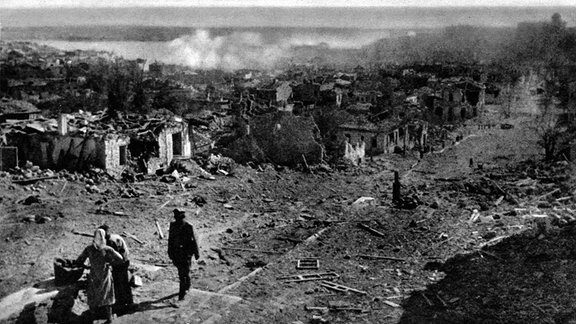 Ruinen von Sewastopol im Juli 1942