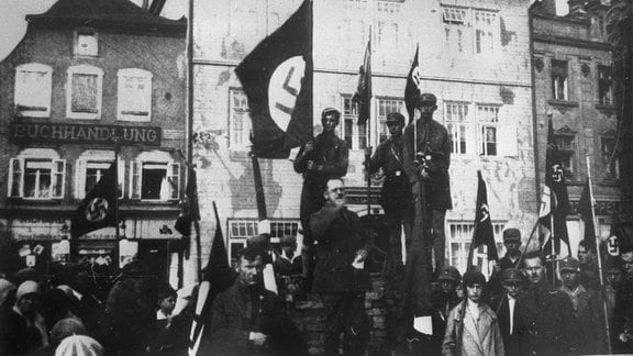 NSDAP-Kundgebung in Česká Kamenice, 1938