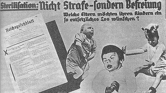 Propaganda zur Zwanggsterilisation im Dritten Reich 