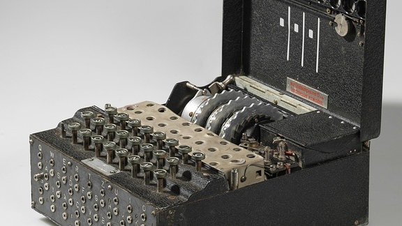 Eine Enigma Chiffriermaschine 