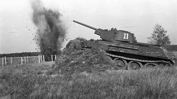 Sowjetischer Panzer T-34 im August 1941