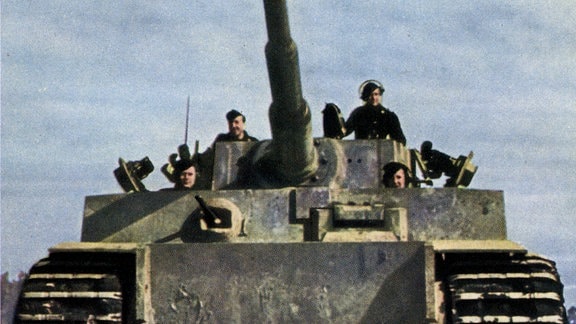 Deutscher Panzerkampfwagen VI Tiger mit Besatzung