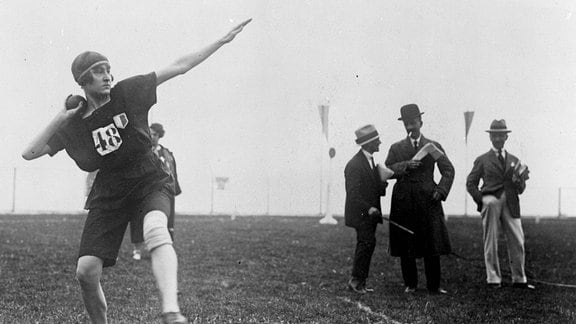Kugelstoßen Olympische Spiele Frauen 1921