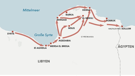 Rommels Vorstoß in Libyen 1941