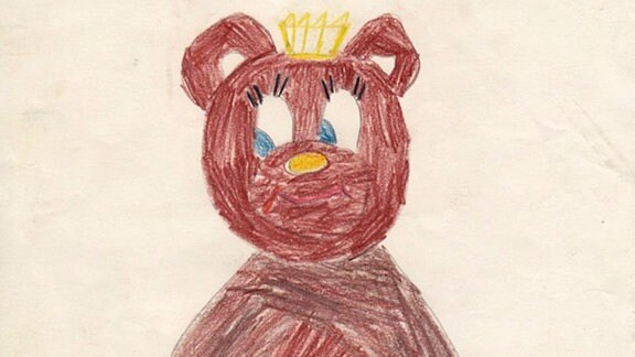 Anja, 7 Jahre: Der Bär, das Maskottchen der Olympischen Spiele in Moskau (1980)