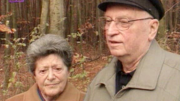 Kurt Hager und seine Frau in der Waldsiedlung Wandlitz