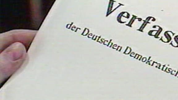 Verfassung der DDR - Entwurf 1990