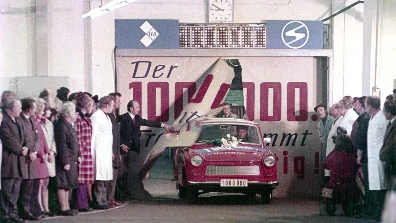 DDR-Automarkt in den 1970er-Jahren