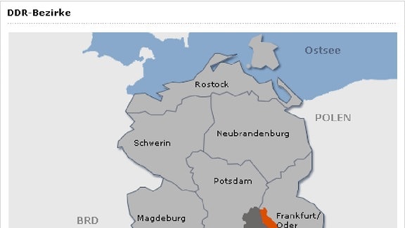 DDR Bezirke