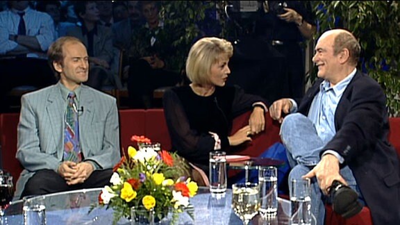 Waldemar Cierpinski, Christiane Jörges und Heinz Florian Oertel