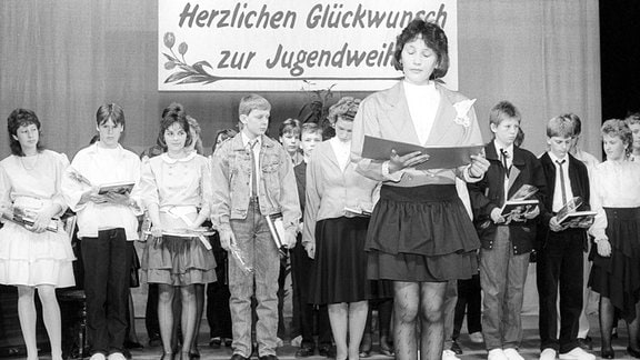 Letzte Jugendweihe in Anklam, DDR 1990