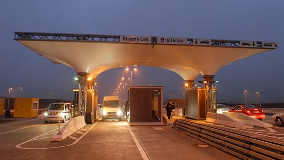 Eröffnung des neuen Grenzübergangs Breitenau – Krasny Les auf der neuen E55, 2006